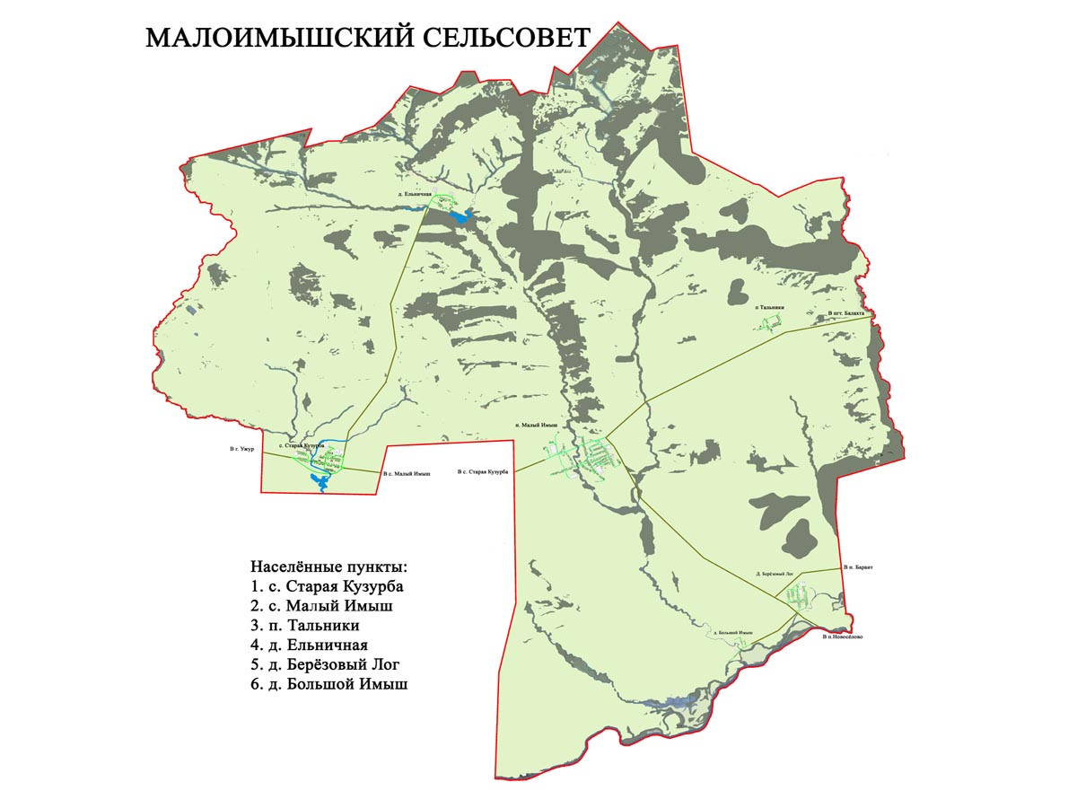 Карта муниципального образования.